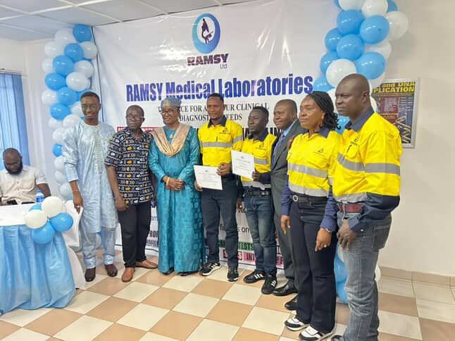 Sierra Rutile Celebrates Certification of Medical Laboratory Staff Through Ramsy Partnership
